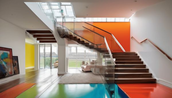 Cage d’escalier : Osez la transformation avec des couleurs originales