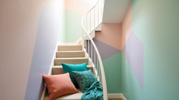 Idées créatives de couleurs pour sublimer votre cage d'escalier